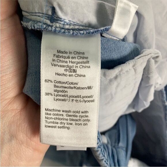 J. Crew Chambray Wrap Tie Jumpsuit - Picture 7 of 12